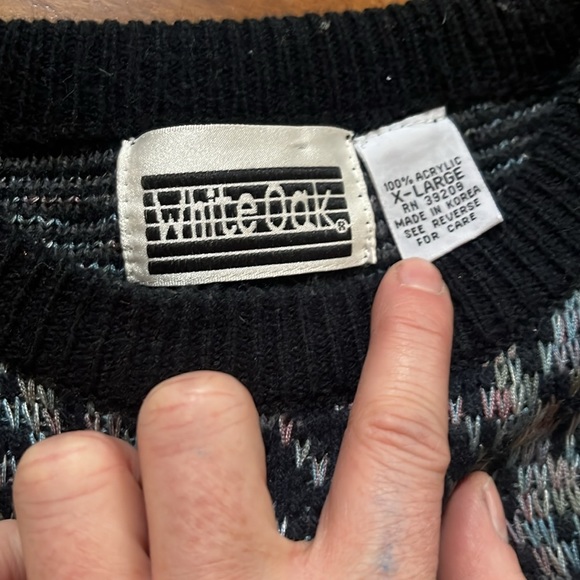 Vintage grunge grandma oversized sweater - Picture 2 of 5